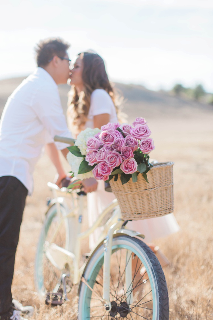 romantic engagement photos