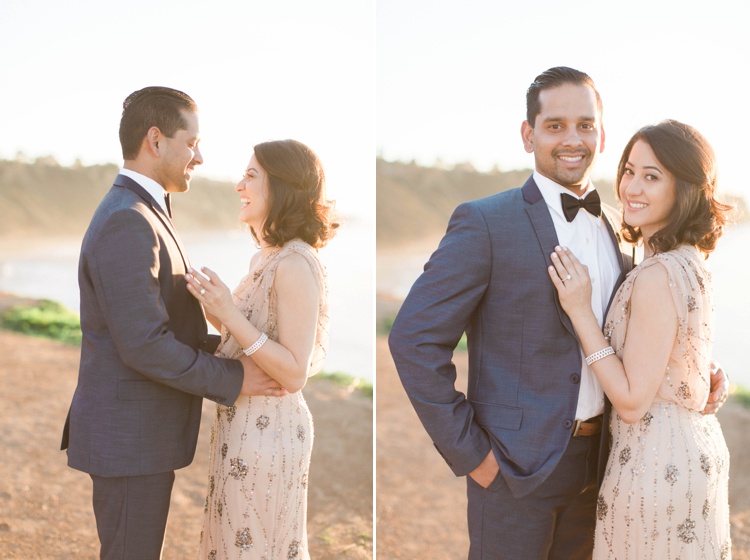 los angeles beach engagement photos