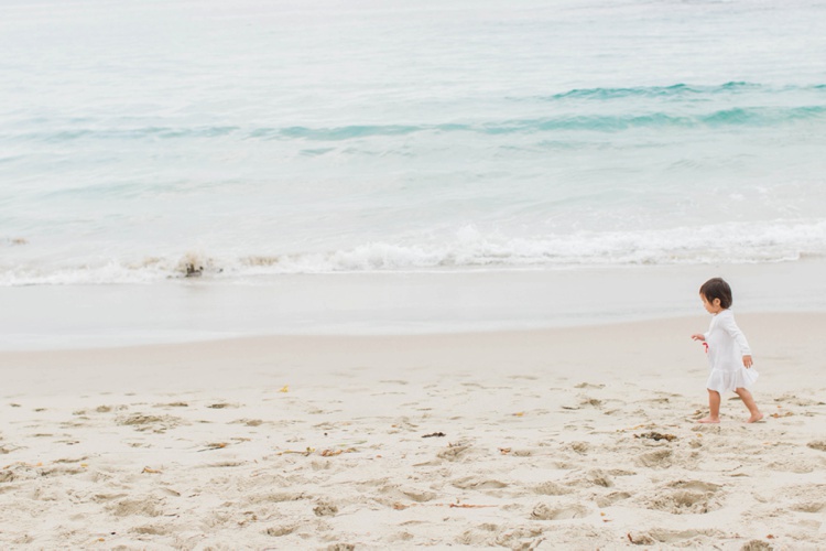 baby photos on the beach