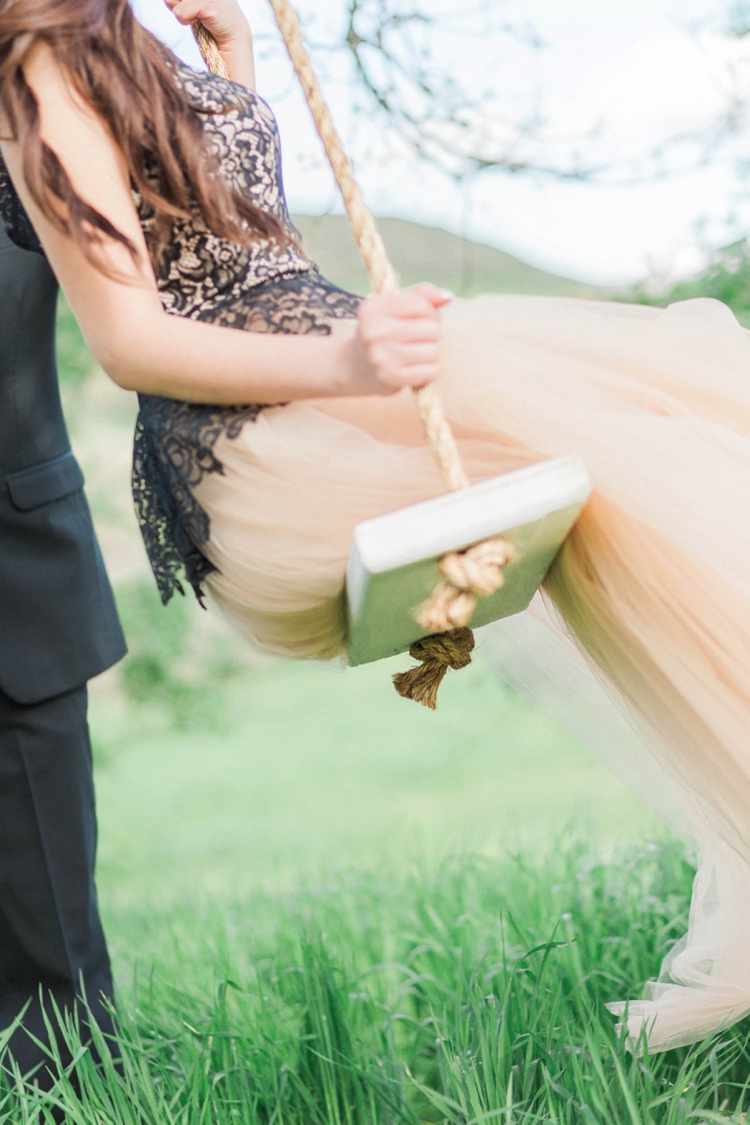 engagement photos swing