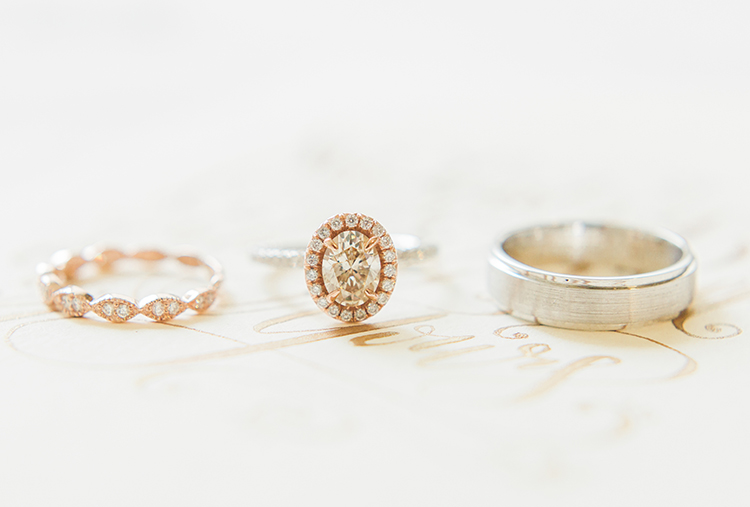 rose gold engagement ring