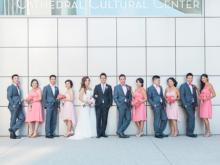 christ cathedral wedding photography