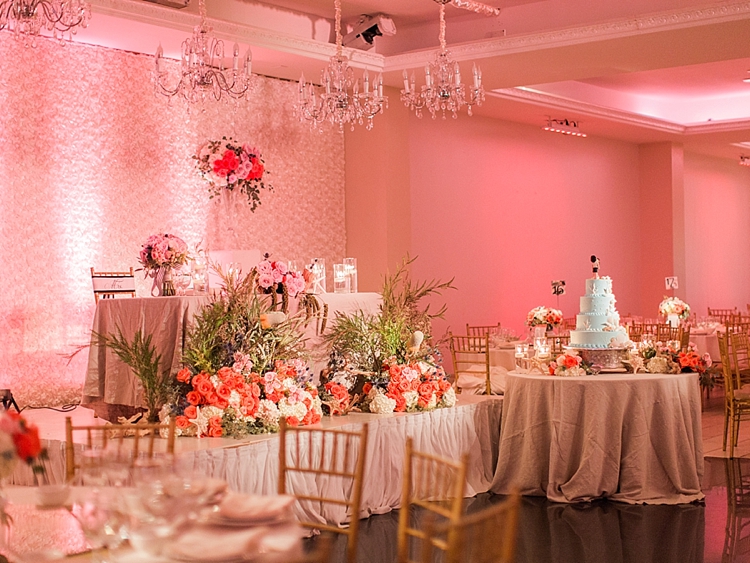 coral wedding theme