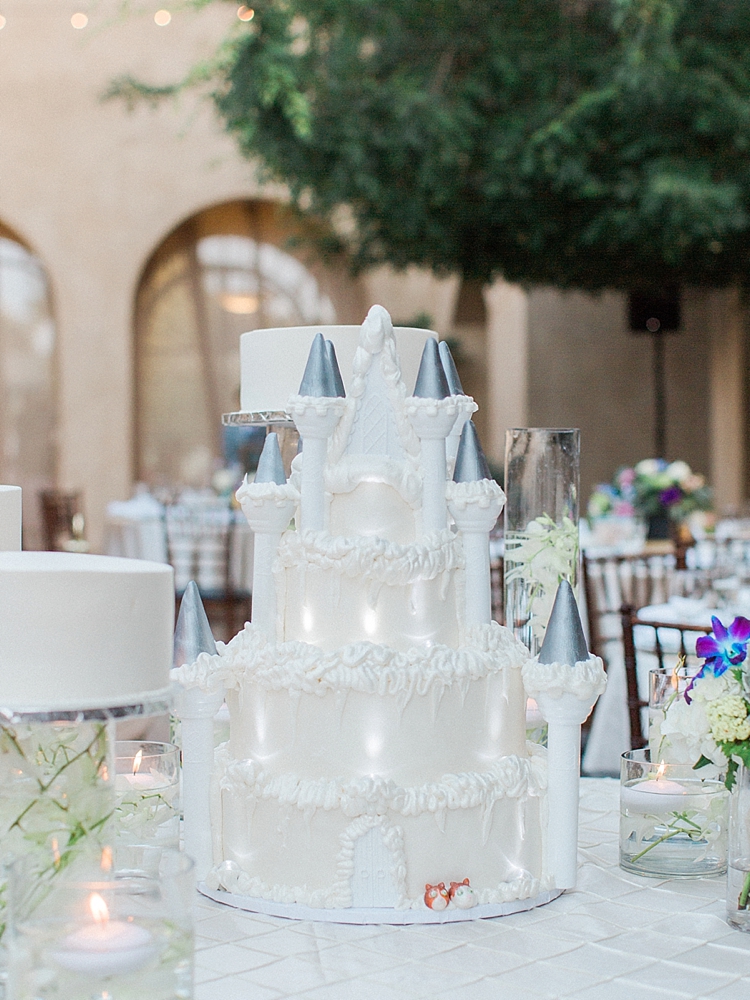 disney castle wedding cake