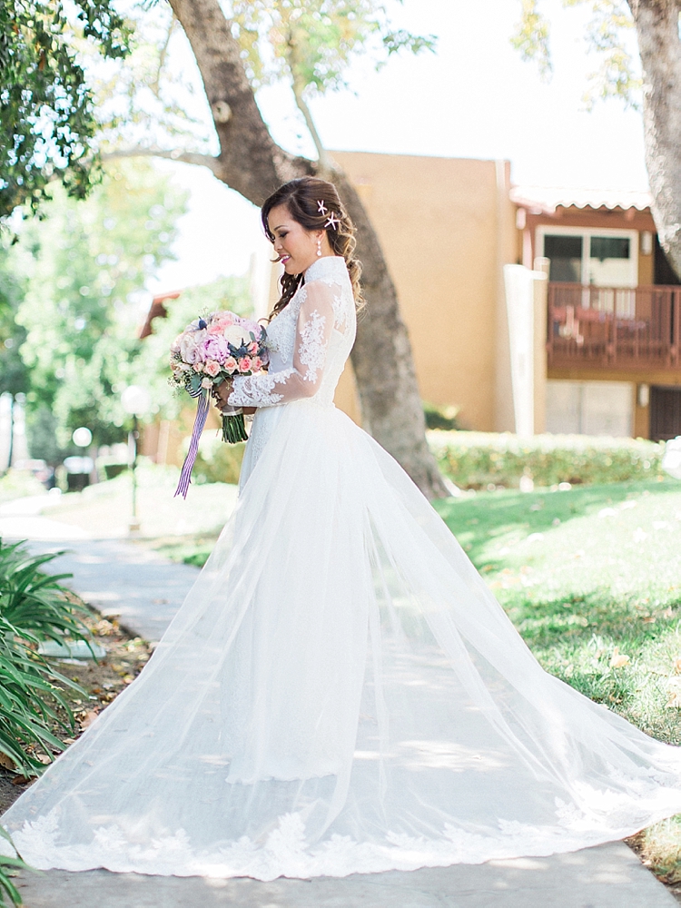 lace wedding ao dai