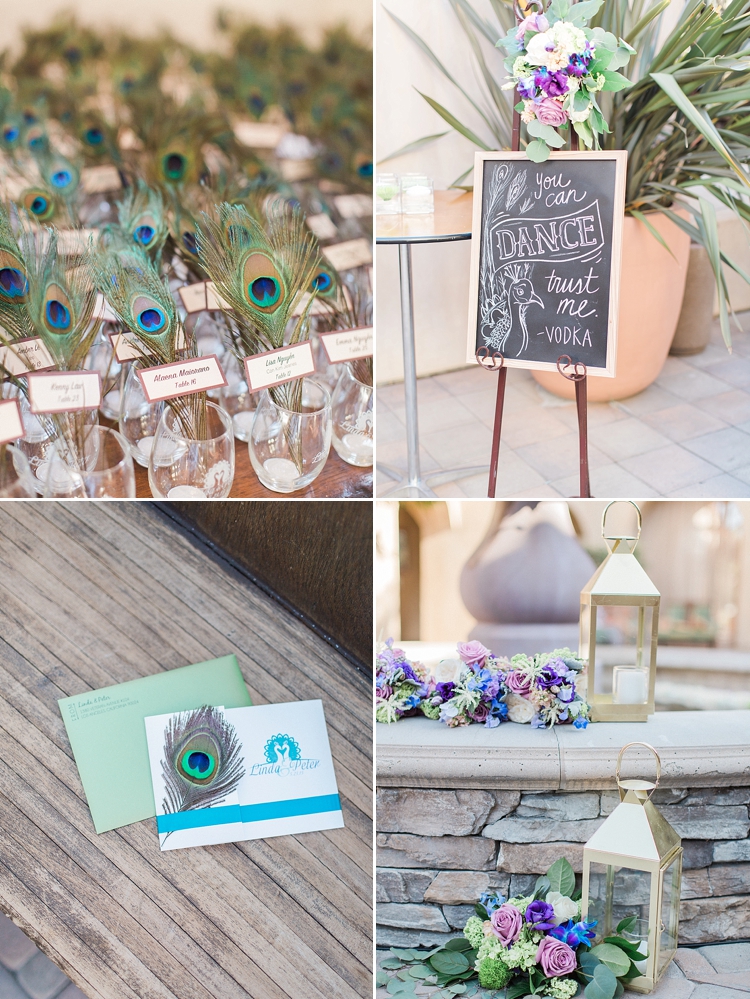 peacock theme wedding 2