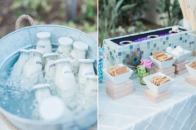 wedding smores station