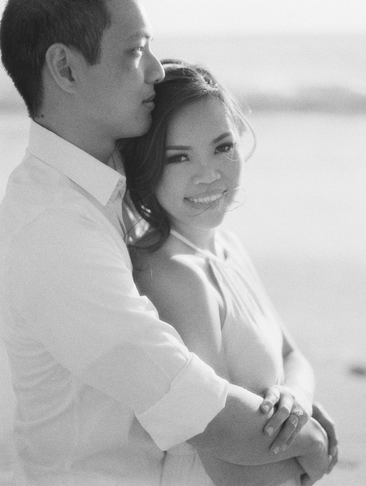 malibu beach engagement photography