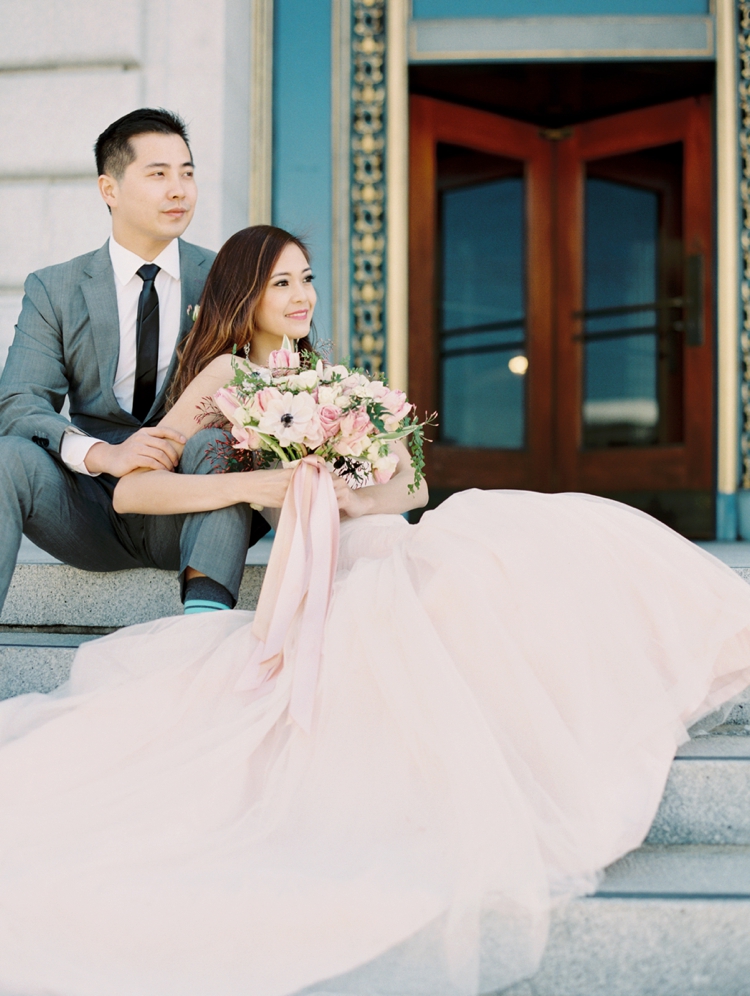 blush pink wedding dresses