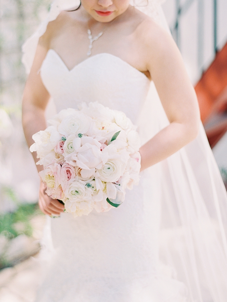 peonies and ranunculus bouquets