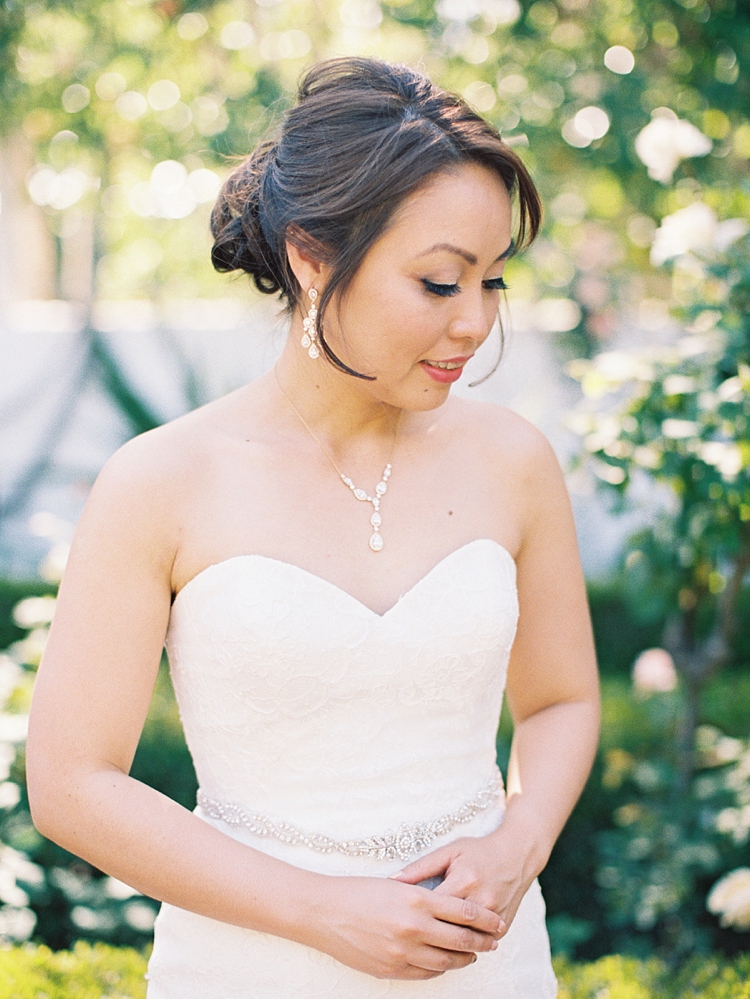 simple bridal portrait