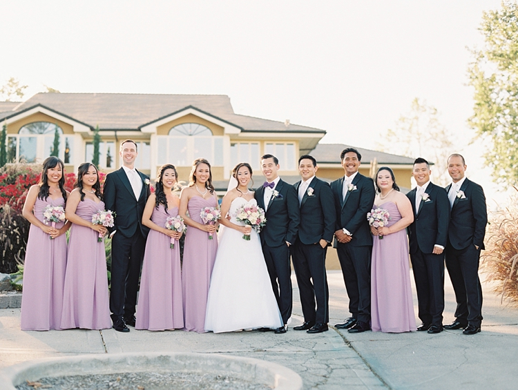 big bridal party poses