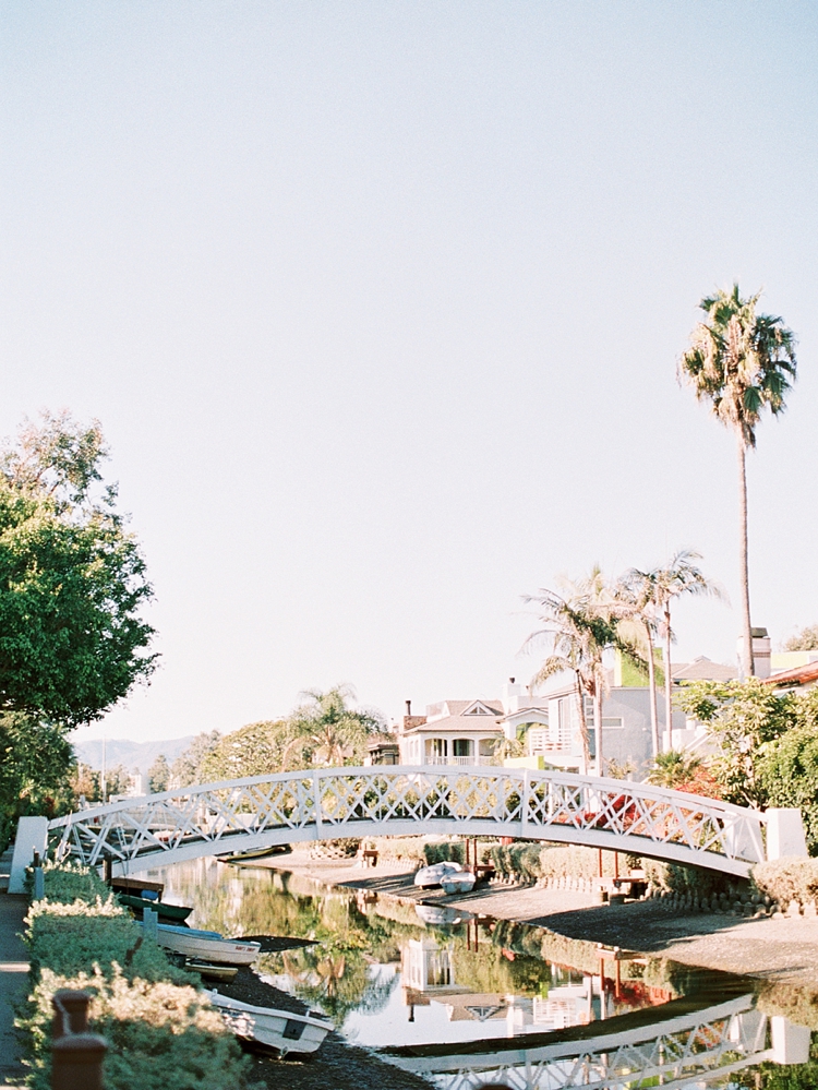 colorful venice beach engagement pictures