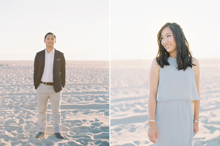 socal beach engagement photos