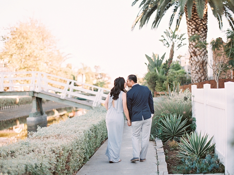 venice canal engagement photos